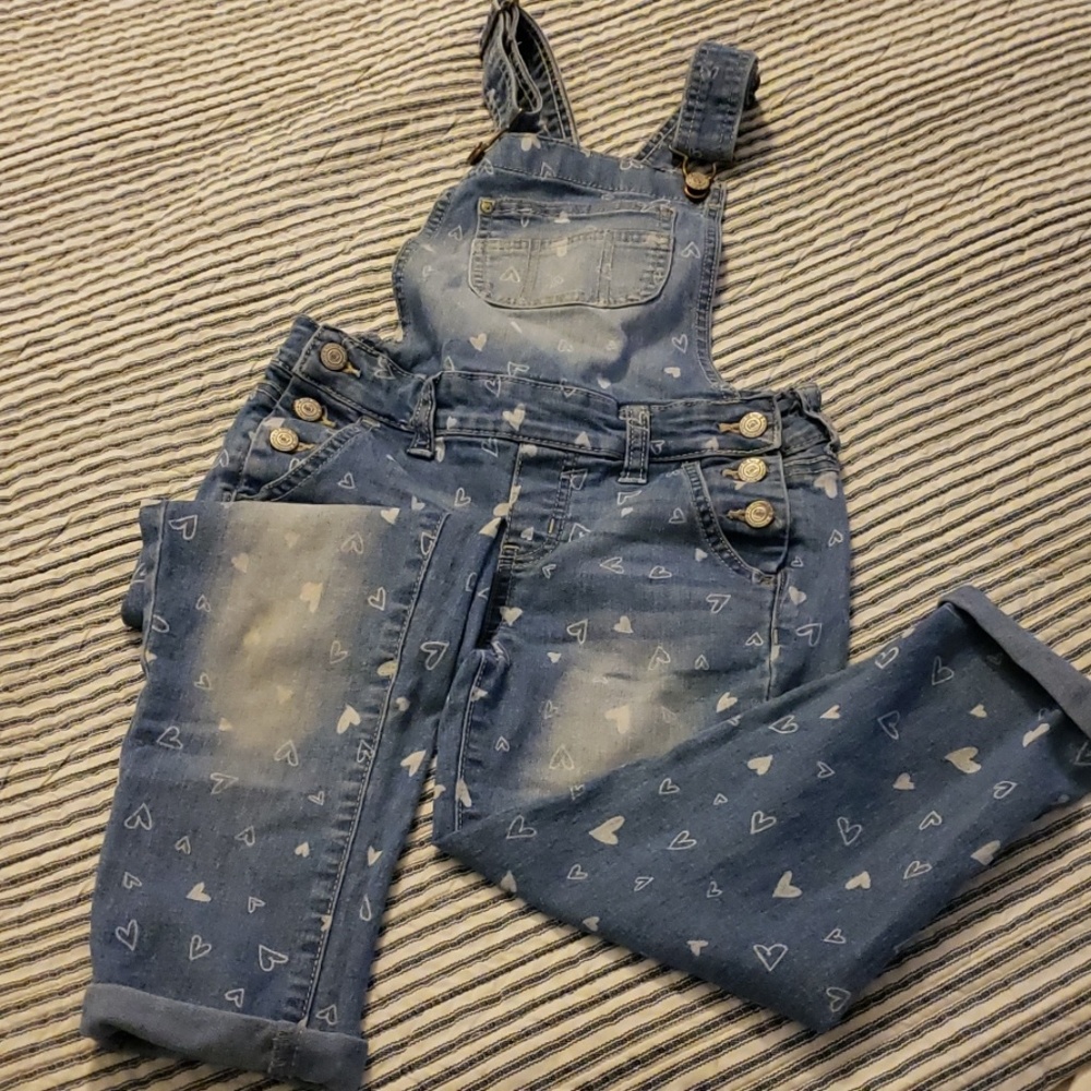 Cropped overalls